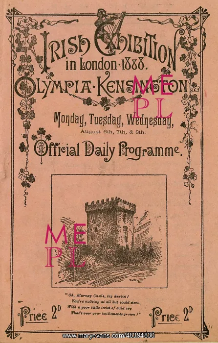 : Cover design, Irish Exhibition Programme, Olympia, London : Cover design, Irish Exhibition Programme, Olympia, London