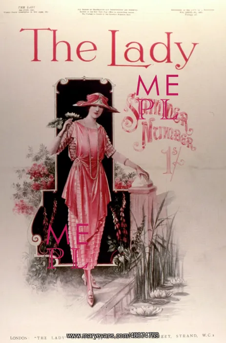 : Cover design, The Lady magazine : Cover design, The Lady magazine
