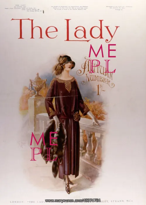 : Cover design, The Lady magazine : Cover design, The Lady magazine