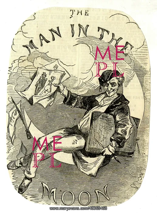 : Cover design, The Man in the Moon : Cover design, The Man in the Moon