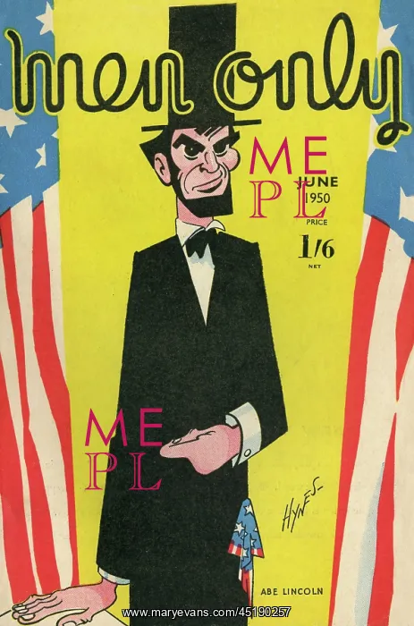 : Cover design, Men Only, Abraham Lincoln : Cover design, Men Only, Abraham Lincoln