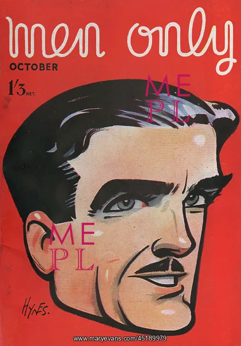 : Cover design, Men Only, Anthony Eden : Cover design, Men Only, Anthony Eden