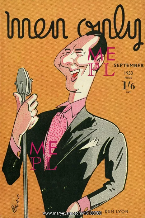 : Cover design, Men Only, Ben Lyon : Cover design, Men Only, Ben Lyon