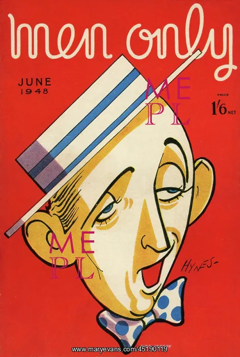 : Cover design, Men Only, Bing Crosby : Cover design, Men Only, Bing Crosby