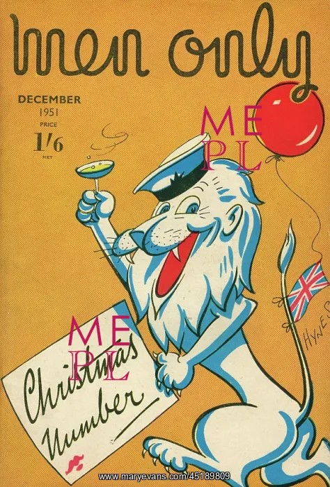 : Cover design, Men Only, Christmas Number : Cover design, Men Only, Christmas Number