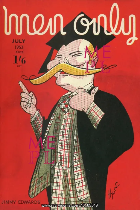 : Cover design, Men Only, Jimmy Edwards : Cover design, Men Only, Jimmy Edwards