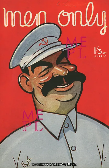 : Cover design, Men Only, Josef Stalin : Cover design, Men Only, Josef Stalin