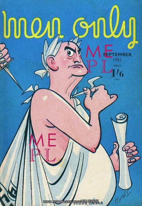 : Cover design, Men Only, Julius Caesar : Cover design, Men Only, Julius Caesar
