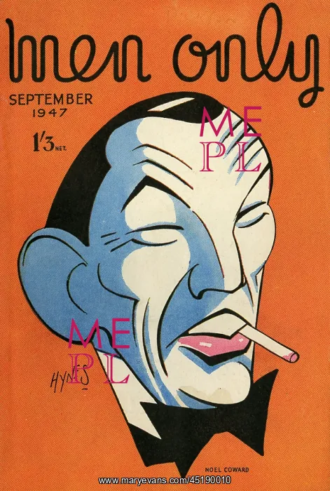 : Cover design, Men Only, Noel Coward : Cover design, Men Only, Noel Coward
