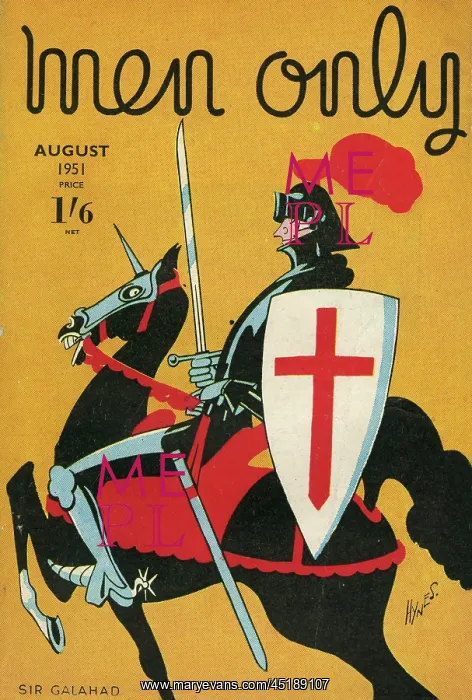 : Cover design, Men Only, Sir Galahad : Cover design, Men Only, Sir Galahad