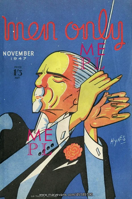 : Cover design, Men Only, Sir Thomas Beecham : Cover design, Men Only, Sir Thomas Beecham