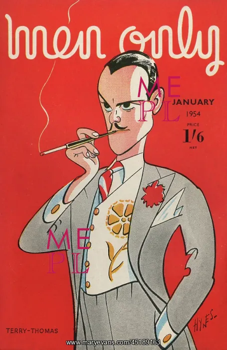 : Cover design, Men Only, Terry-Thomas : Cover design, Men Only, Terry-Thomas