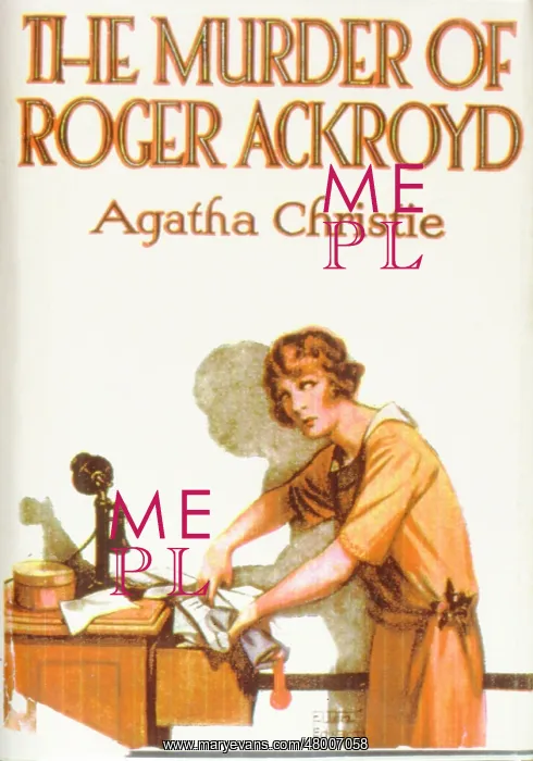 : Cover design, The Murder of Roger Ackroyd : Cover design, The Murder of Roger Ackroyd
