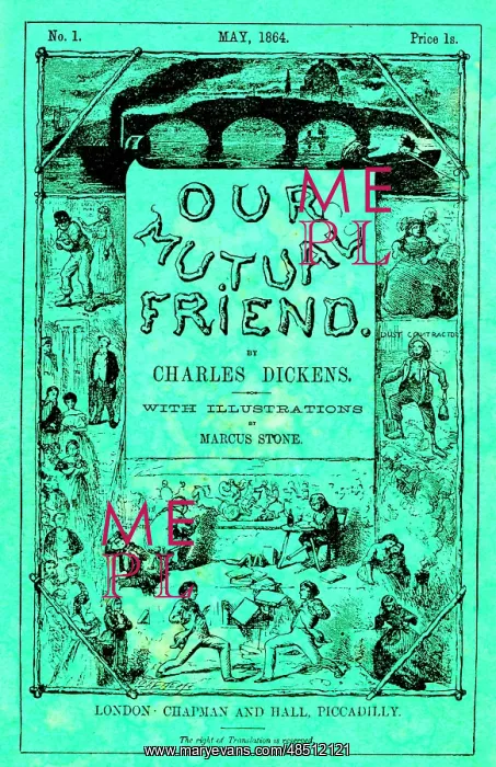 : Cover design, Our Mutual Friend by Charles Dickens : Cover design, Our Mutual Friend by Charles Dickens