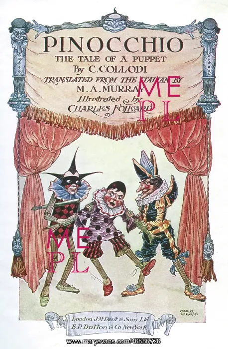 : Cover design, Pinocchio : Cover design, Pinocchio