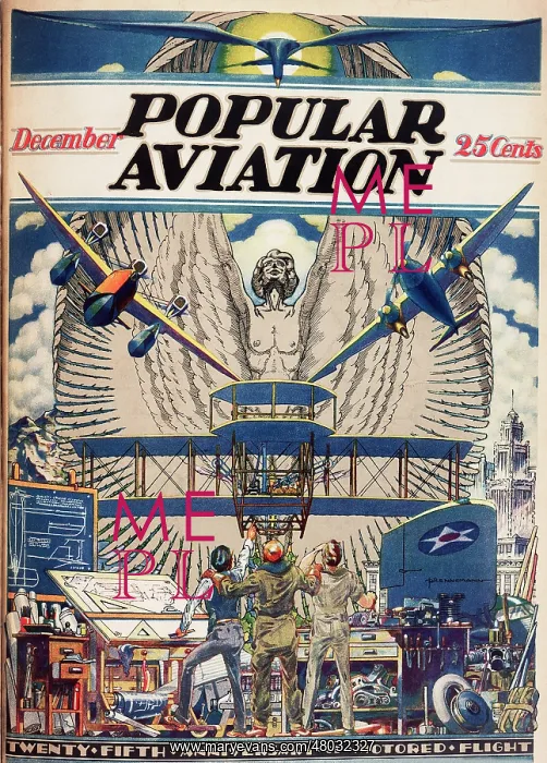 : Cover design, Popular Aviation Magazine : Cover design, Popular Aviation Magazine