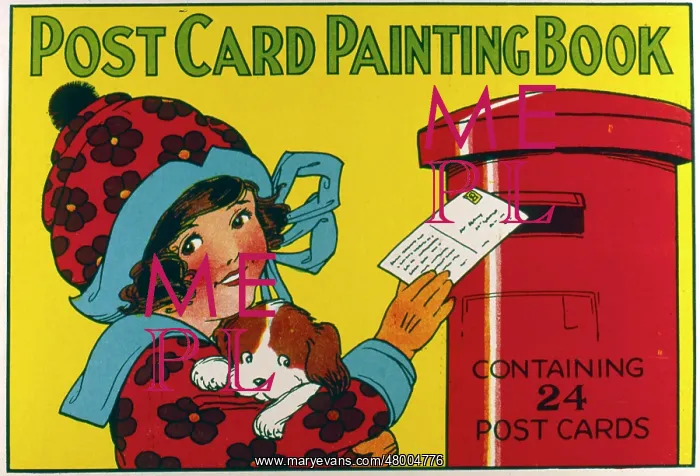 : Cover design, Post Card Painting Book : Cover design, Post Card Painting Book