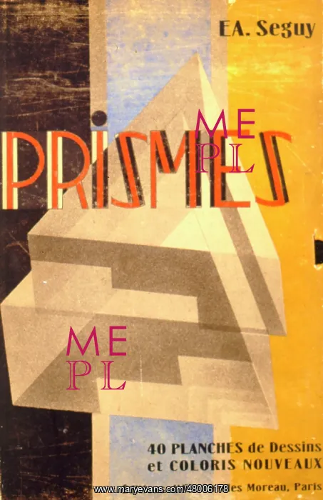 : Cover design for Prismes by E. A. Seguy : Cover design for Prismes by E. A. Seguy