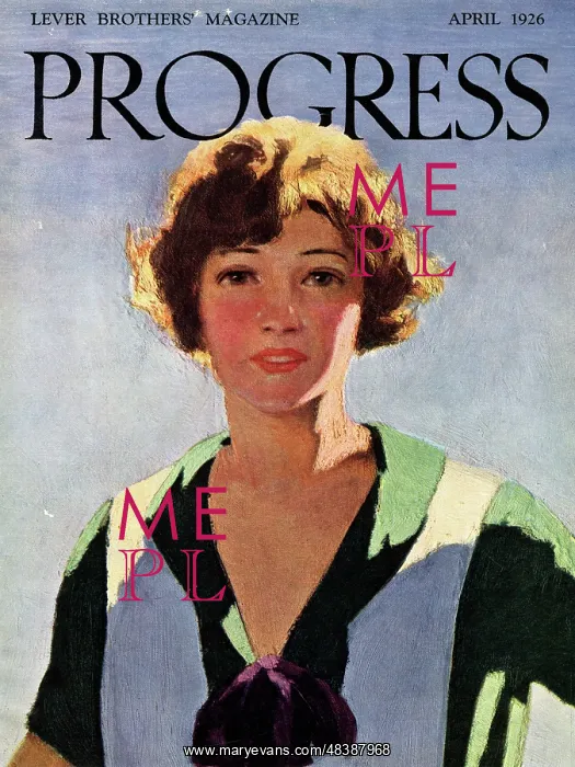 : Cover design, Progress, April 1926 : Cover design, Progress, April 1926