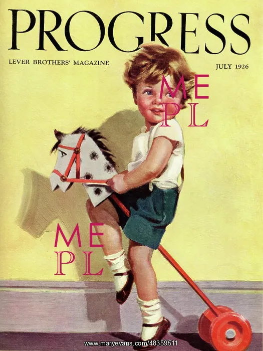 : Cover design, Progress, July 1926 : Cover design, Progress, July 1926