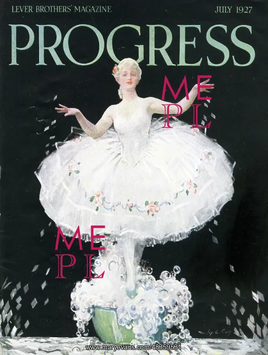: Cover design, Progress, July 1927 : Cover design, Progress, July 1927