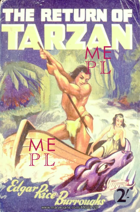 : Cover design, The Return of Tarzan : Cover design, The Return of Tarzan