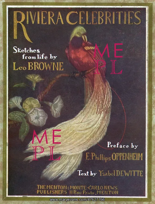 : Cover design, Riviera Celebrities : Cover design, Riviera Celebrities