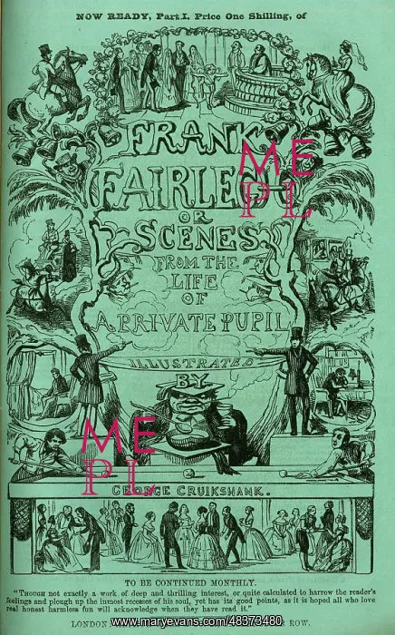 : Cover design, Scenes from the Life of a Private Pupil : Cover design, Scenes from the Life of a Private Pupil