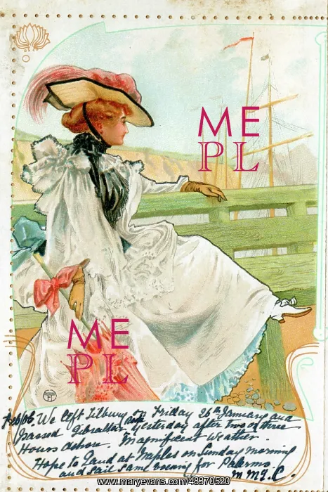  : Cover design, ship's menu
