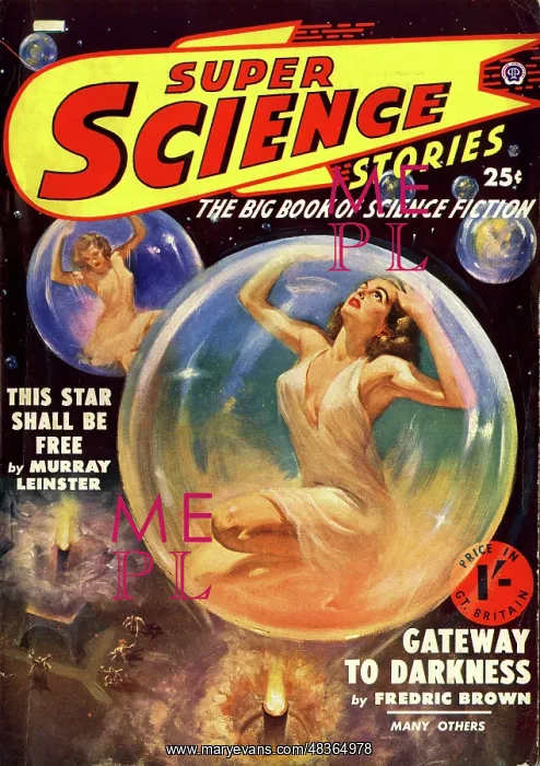 : Cover design, Super Science Stories : Cover design, Super Science Stories