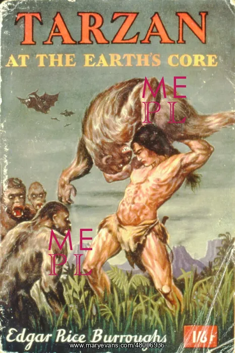 : Cover design, Tarzan At the Earth's Core : Cover design, Tarzan At the Earth's Core