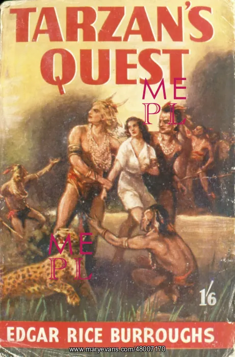 : Cover design, Tarzan's Quest : Cover design, Tarzan's Quest