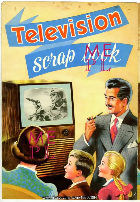  : Cover design, Television Scrap Book