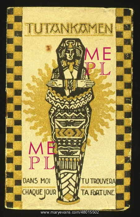 : Cover design, Tutankamen fortune book : Cover design, Tutankamen fortune book