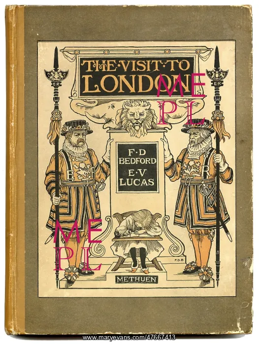 : Cover design, The Visit to London : Cover design, The Visit to London