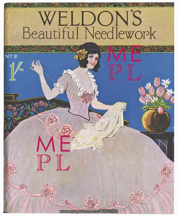 : Cover design, Weldon's Beautiful Needlework : Cover design, Weldon's Beautiful Needlework
