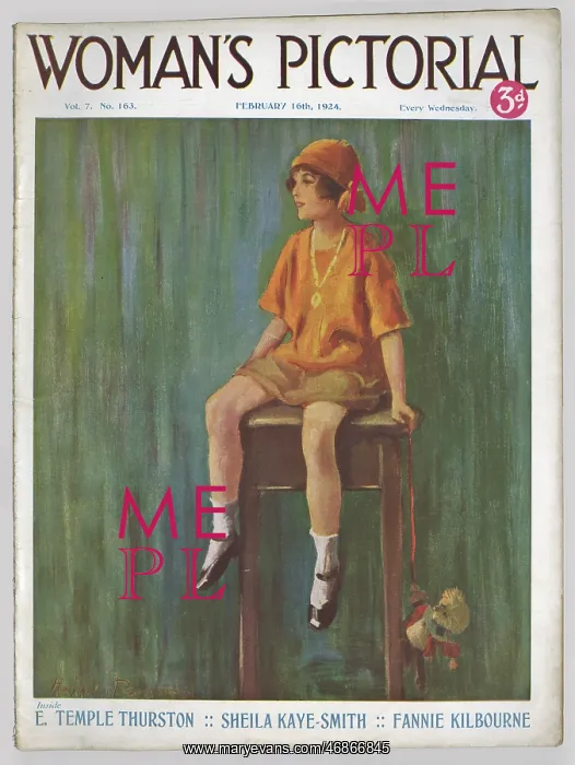 : Cover design, Woman's Pictorial : Cover design, Woman's Pictorial