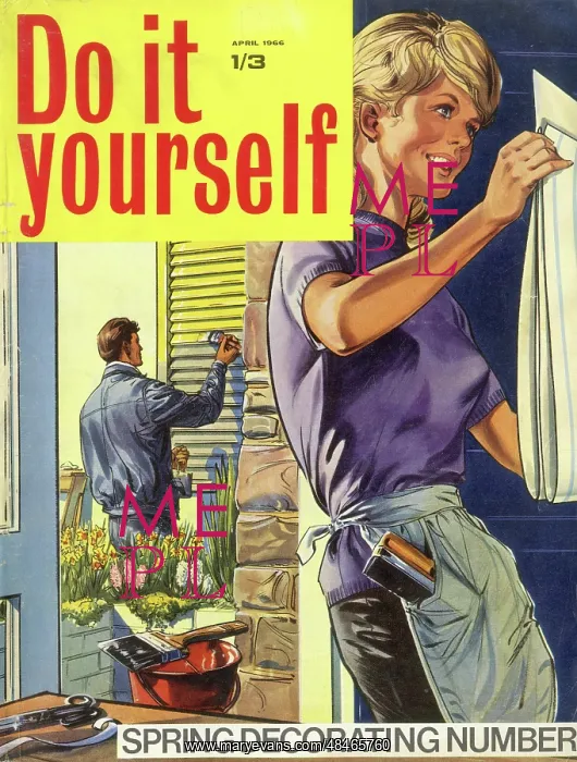 : Cover design, Do it yourself, April 1966 : Cover design, Do it yourself, April 1966