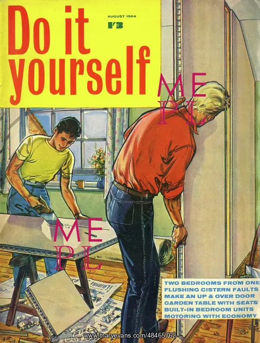 : Cover design, Do it yourself, August 1964 : Cover design, Do it yourself, August 1964