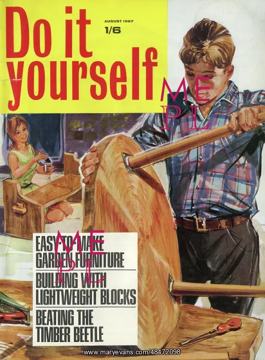 : Cover design, Do it yourself, August 1967 : Cover design, Do it yourself, August 1967