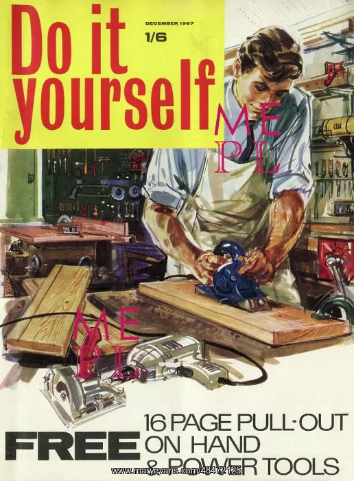: Cover design, Do it yourself, December 1967 : Cover design, Do it yourself, December 1967