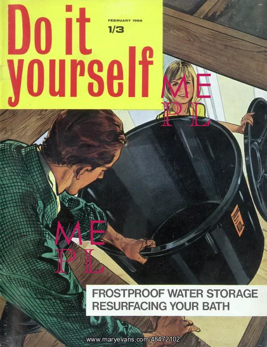 : Cover design, Do it yourself, February 1966 : Cover design, Do it yourself, February 1966