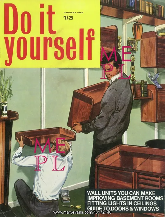 : Cover design, Do it yourself, January 1966 : Cover design, Do it yourself, January 1966