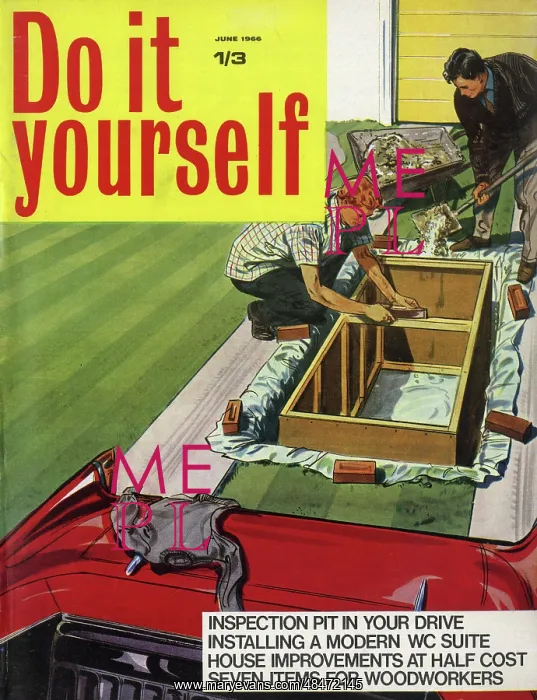 : Cover design, Do it yourself, June 1966 : Cover design, Do it yourself, June 1966