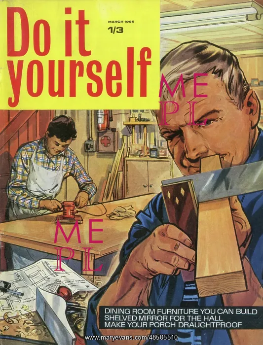 : Cover design, Do it yourself, March 1966 : Cover design, Do it yourself, March 1966