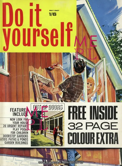 : Cover design, Do it yourself, May 1967 : Cover design, Do it yourself, May 1967