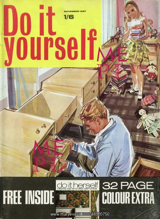 : Cover design, Do it yourself, November 1967 : Cover design, Do it yourself, November 1967