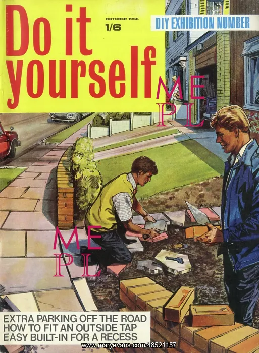 : Cover design, Do it yourself, October 1966 : Cover design, Do it yourself, October 1966