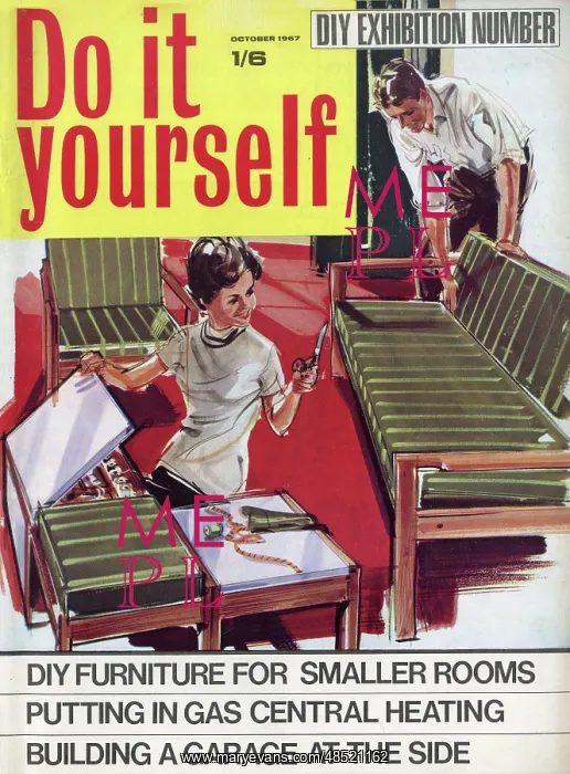: Cover design, Do it yourself, October 1967 : Cover design, Do it yourself, October 1967