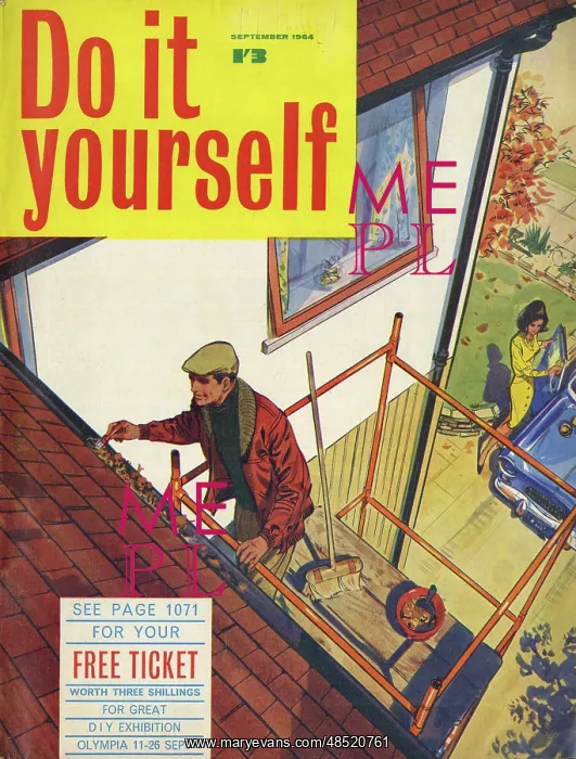 : Cover design, Do it yourself, September 1964 : Cover design, Do it yourself, September 1964
